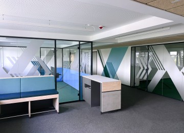 Besprechungsraum mit Schallschutzglas Glaserei Richter v2