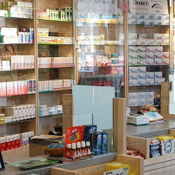 Hustenschutz apotheke plexiglas corona Glaserei richter