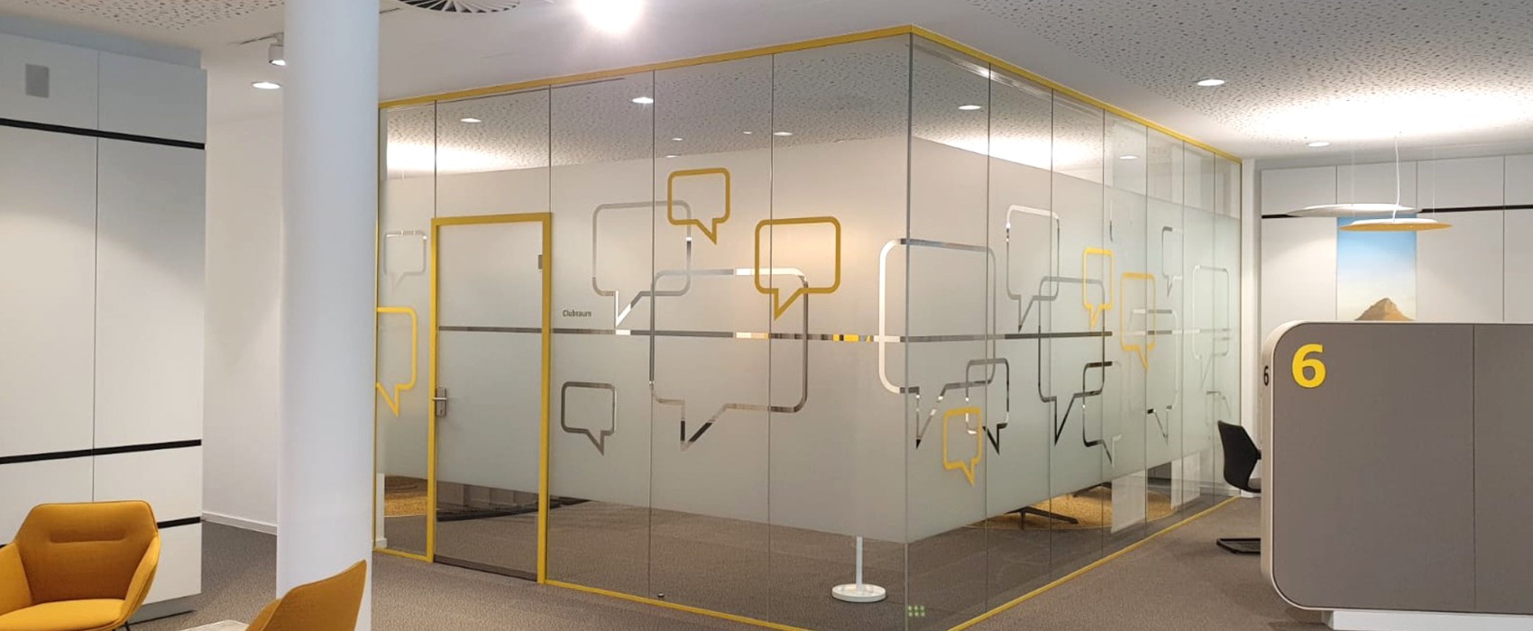 Glastrennwand ADAC Oldenburg